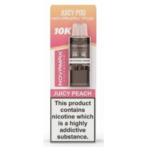 Juicy Peach Novamax 10K Prefilled Pod & Refill by Juicy Pod