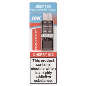 Cherry Ice Novamax 10K Prefilled Pod & Refill by Juicy Pod