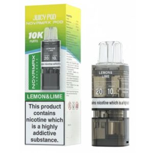 Lemon & Lime Novamax 10K Prefilled Pod & Refill by Juicy Pod