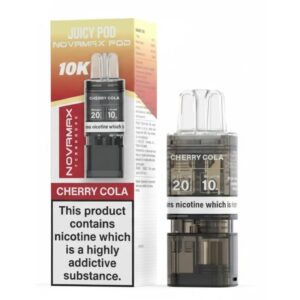 Cherry Cola Novamax 10K Prefilled Pod & Refill by Juicy Pod