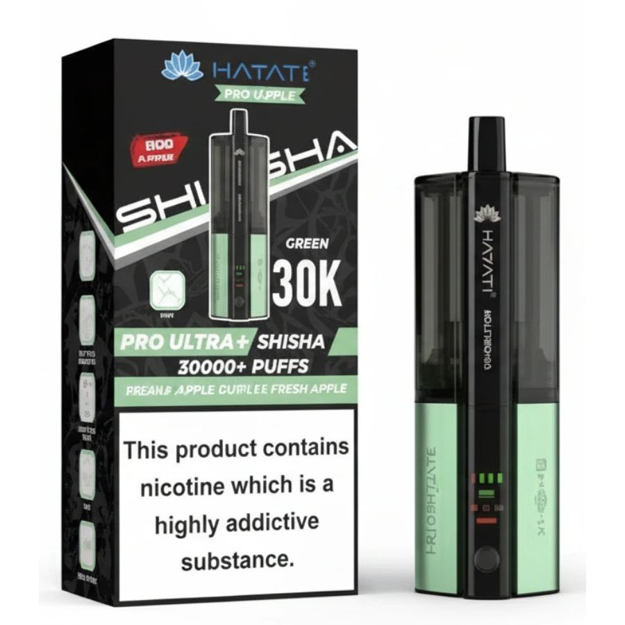 Double Apple / Skittles Frozen Apple Pro Ultra Plus Shisha 30K Prefilled Pod & Refill by Hayati