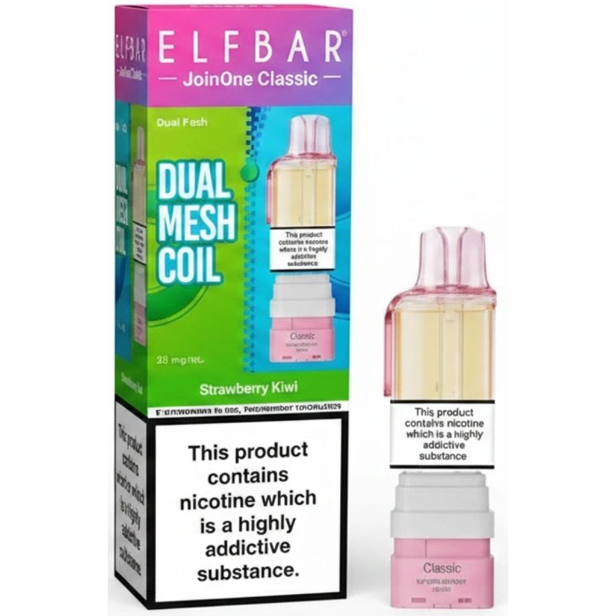Strawberry Raspberry Cherry Ice JoinOne Classic Prefilled Pod & Refill by Elf Bar