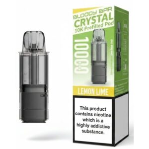 Lemon Lime Crystal 10K Prefilled Pod & Refill by Bloody Bar