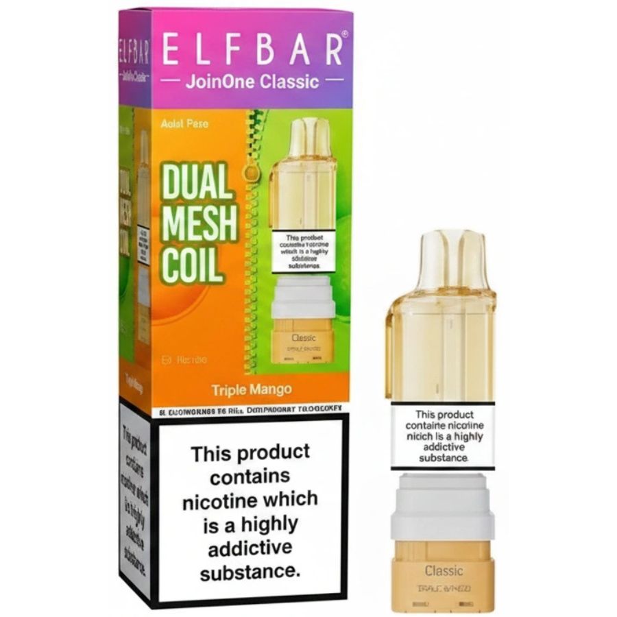 Triple Mango JoinOne Classic Prefilled Pod & Refill by Elf Bar