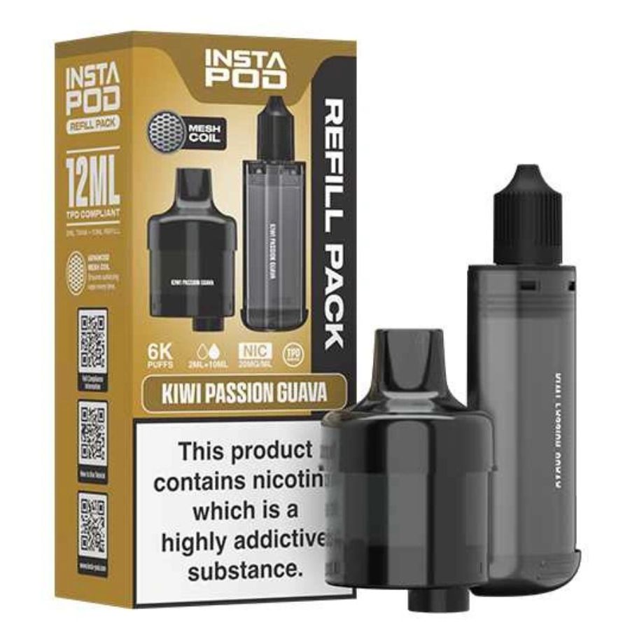 Kiwi Passion Guava 6000 Prefilled Pod & Refill by Instapod