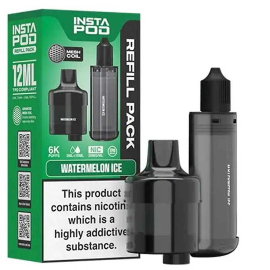 Watermelon Ice 6000 Prefilled Pod & Refill by Instapod