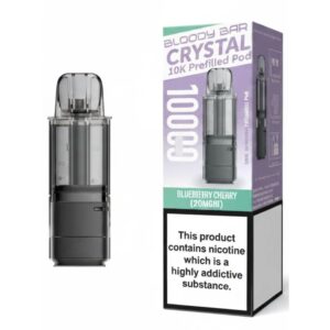 Blueberry Cherry Cranberry Crystal 10K Prefilled Pod & Refill by Bloody Bar