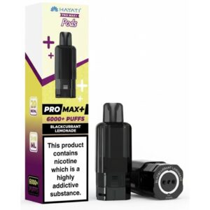 Blackcurrant Lemonade Pro Max Plus 6000 Prefilled Pod & Refill by Hayati