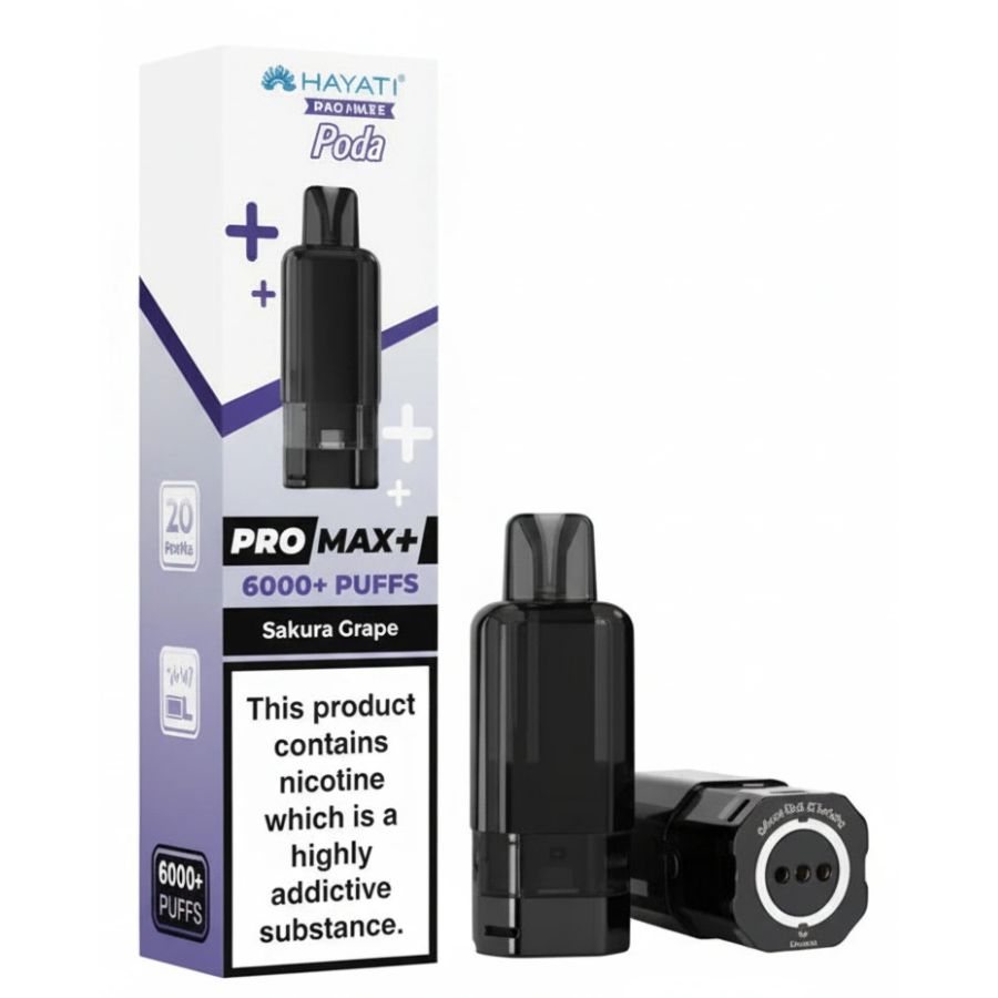 Sakura Grape Pro Max Plus 6000 Prefilled Pod & Refill by Hayati