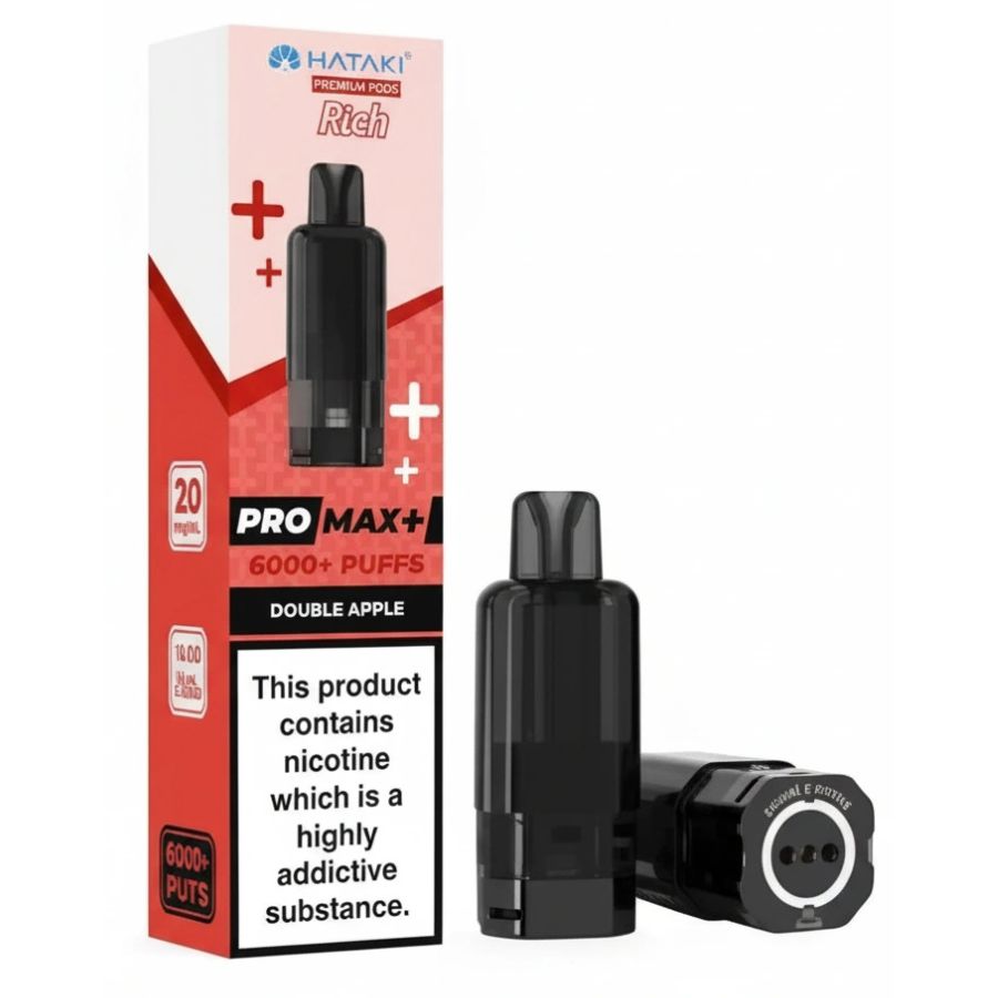 Double Apple Pro Max Plus 6000 Prefilled Pod & Refill by Hayati