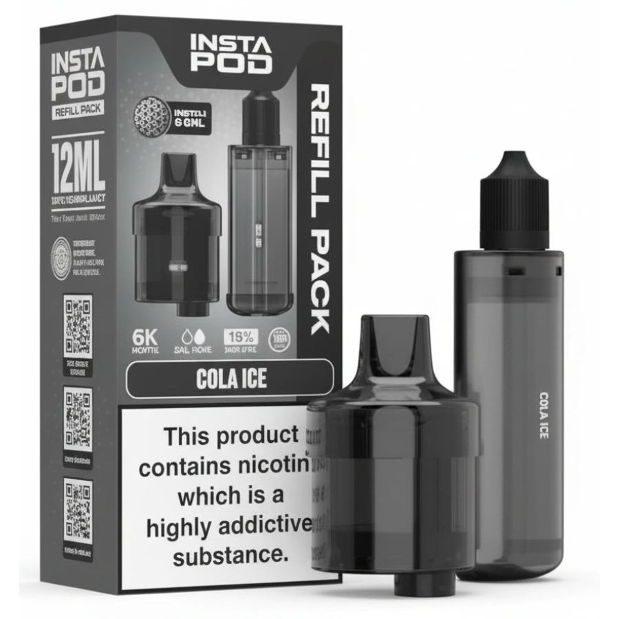 Cola Ice 6000 Prefilled Pod & Refill by Instapod