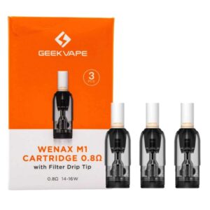 Geekvape Wenax M1 Replacement Pods With Filter Drip Tip