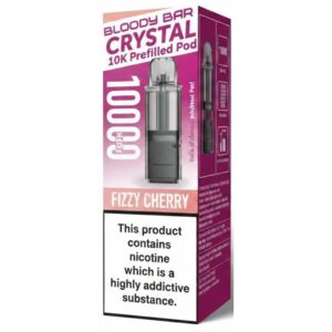 Fizzy Cherry Crystal 10K Prefilled Pod & Refill by Bloody Bar