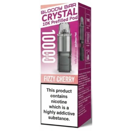 Fizzy Cherry Crystal 10K Prefilled Pod & Refill by Bloody Bar