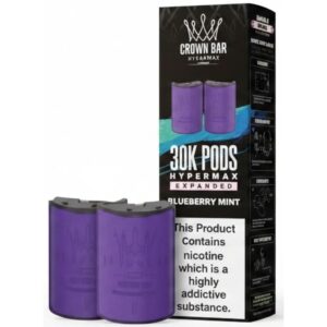 Blueberry Mint 30K Hypermax Prefilled Pod & Refill by Al Fakher