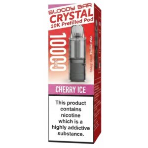 Cherry Ice Crystal 10K Prefilled Pod & Refill by Bloody Bar
