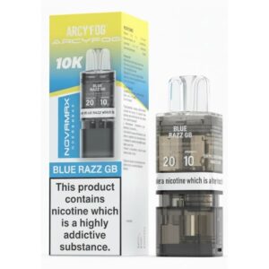 Blue Razz GB Novamax 10K Prefilled Pod & Refill by Juicy Pod