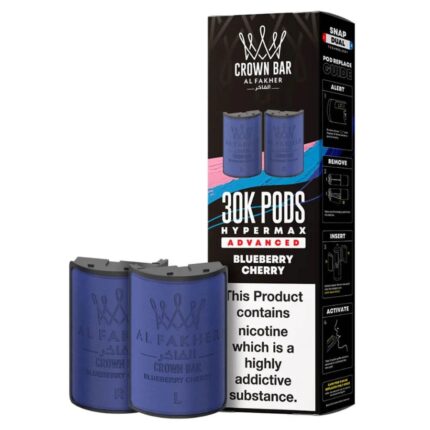 Blueberry Cherry 30K Hypermax Prefilled Pod & Refill by Al Fakher