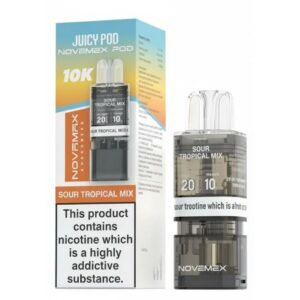 Sour Tropical Mix Novamax 10K Prefilled Pod & Refill by Juicy Pod