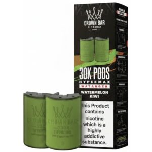 Watermelon Kiwi 30K Hypermax Prefilled Pod & Refill by Al Fakher
