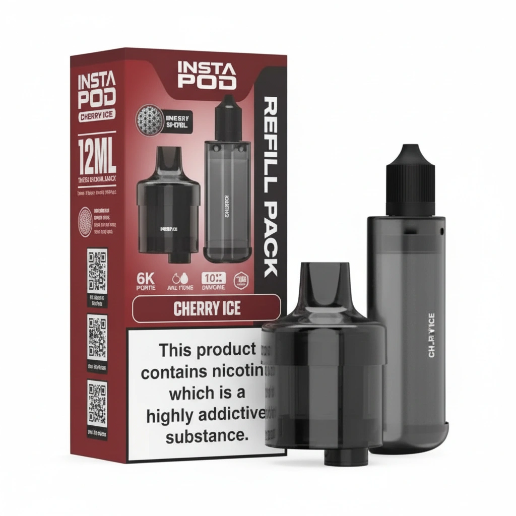 Cherry Ice 6000 Prefilled Pod & Refill by Instapod
