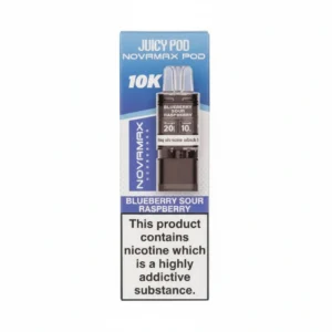 Blueberry Sour Raspberry Novamax 10K Prefilled Pod & Refill by Juicy Pod