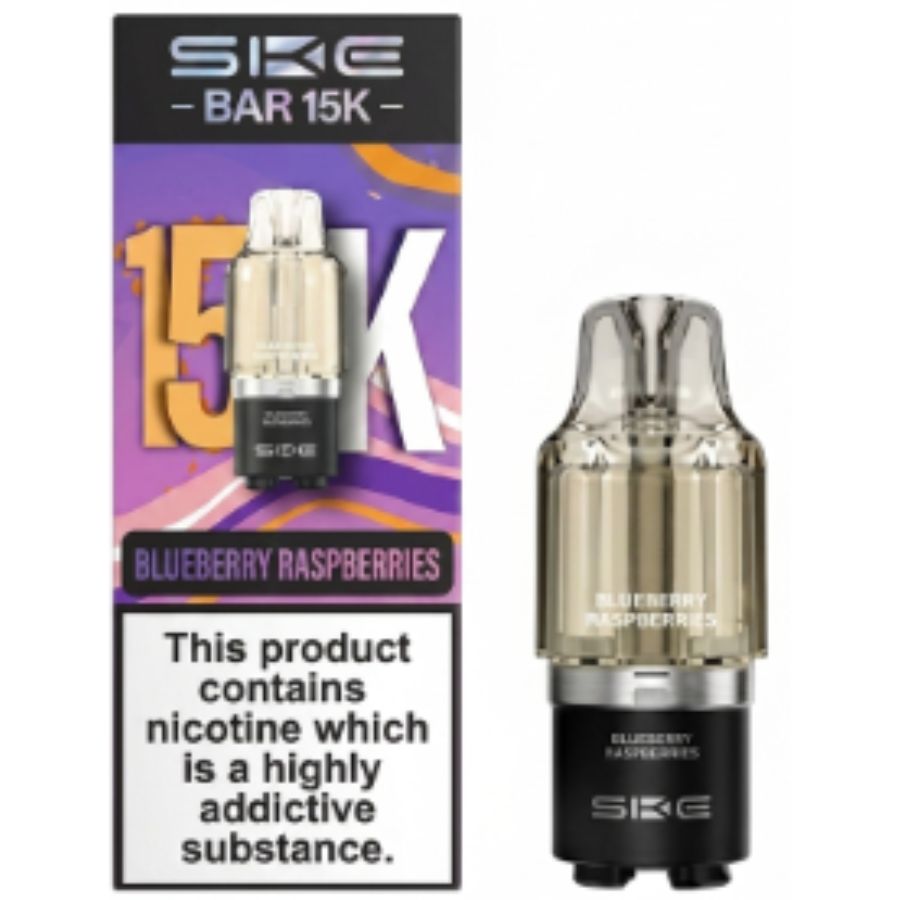 Blueberry Raspberries Bar 15K Prefilled Pod & Refill by SKE