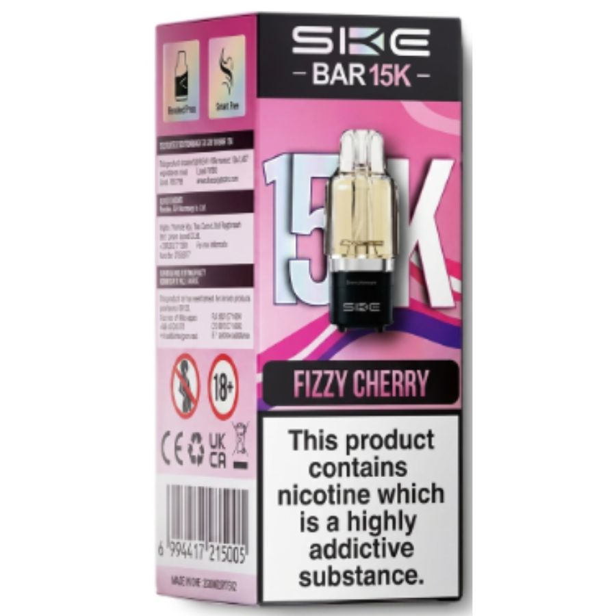 Fizzy Cherry Bar 15K Prefilled Pod & Refill by SKE