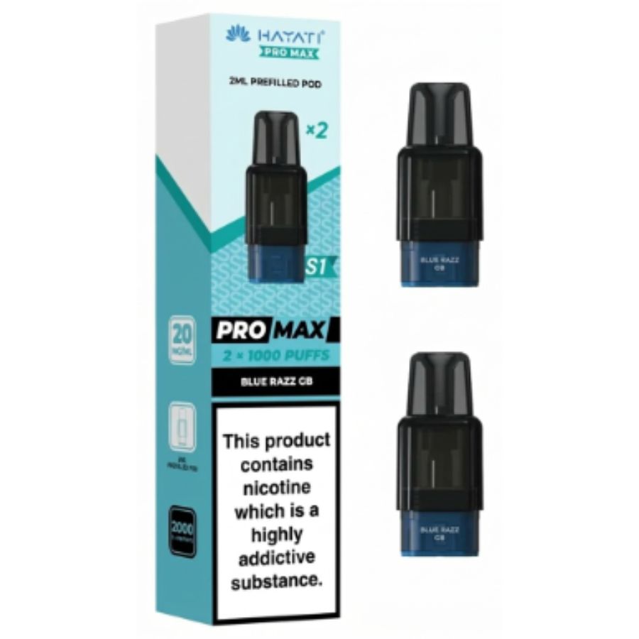 Blue Razz GB Pro Max S1 Prefilled Pods by Hayati