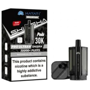 Watermelon Ice / Peach Ice Pro Ultra Plus Shisha 30K Prefilled Pod & Refill by Hayati