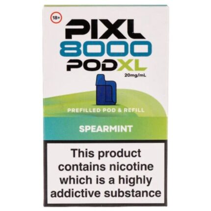Spearmint Pixl 8000 Prefilled Pod & Refill by Pixl