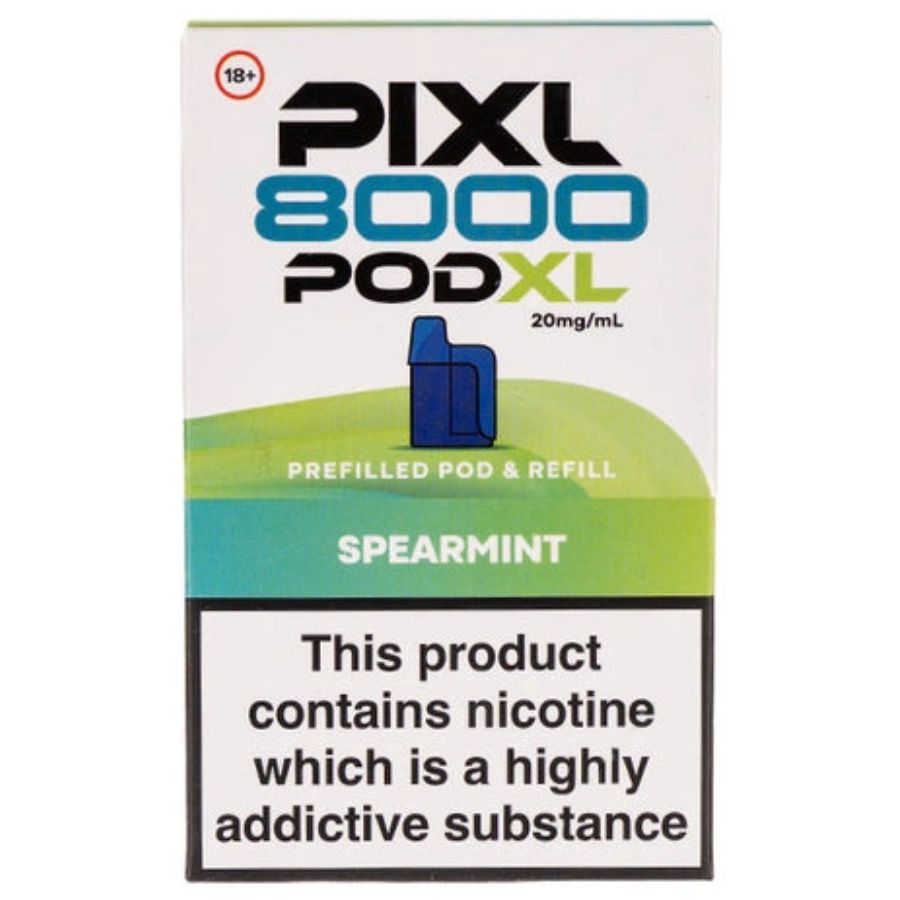 Spearmint Pixl 8000 Prefilled Pod & Refill by Pixl