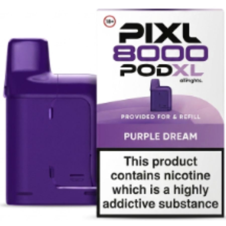 Purple Dream Pixl 8000 Prefilled Pod & Refill by Pixl