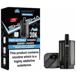 Frozen Blueberry Raspberry / Frozen Apple Raspberry Pro Ultra Plus Shisha 30K Prefilled Pod & Refill by Hayati