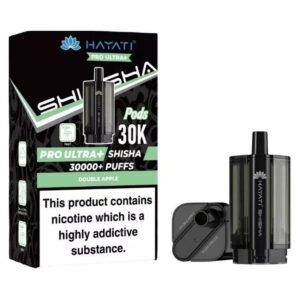 Double Apple Pro Ultra Plus Shisha 30K Prefilled Pod & Refill by Hayati