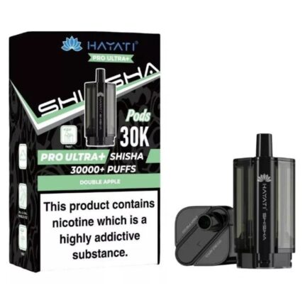 Double Apple Pro Ultra Plus Shisha 30K Prefilled Pod & Refill by Hayati