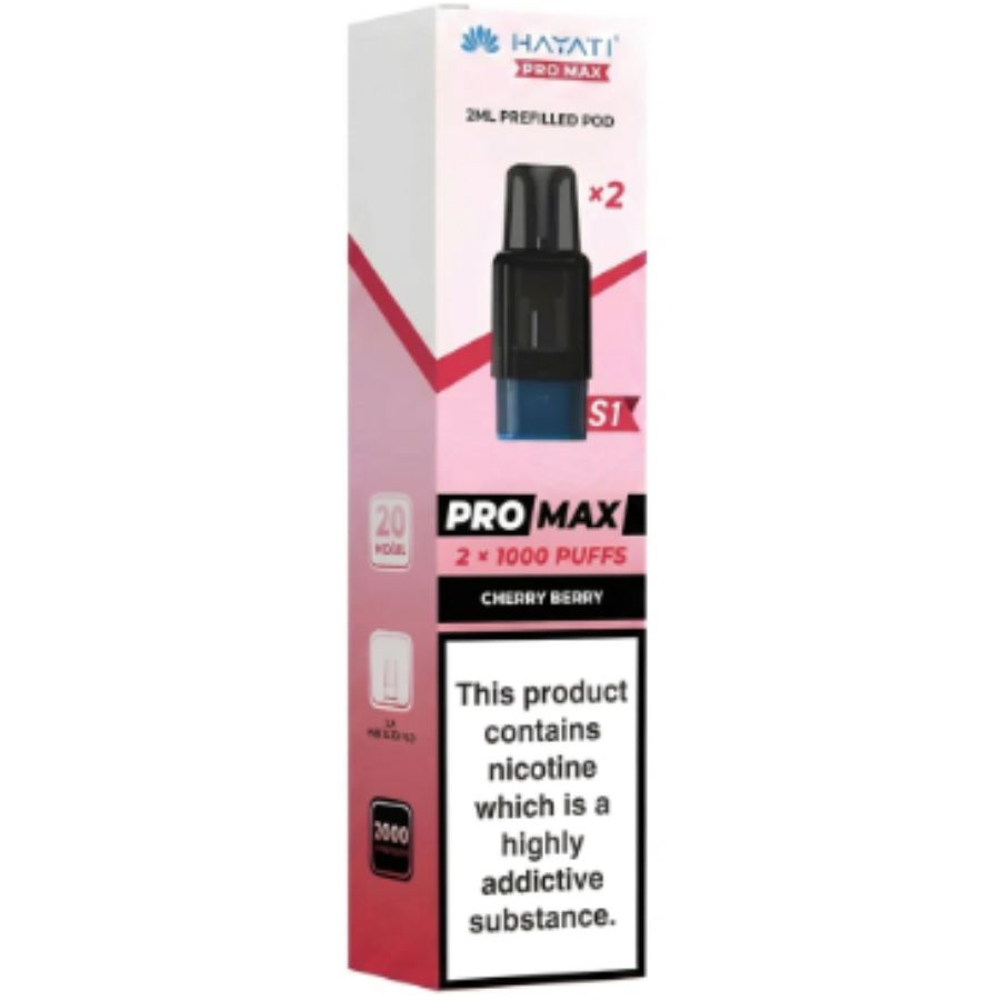 Cherry Berry Pro Max S1 Prefilled Pods by Hayati