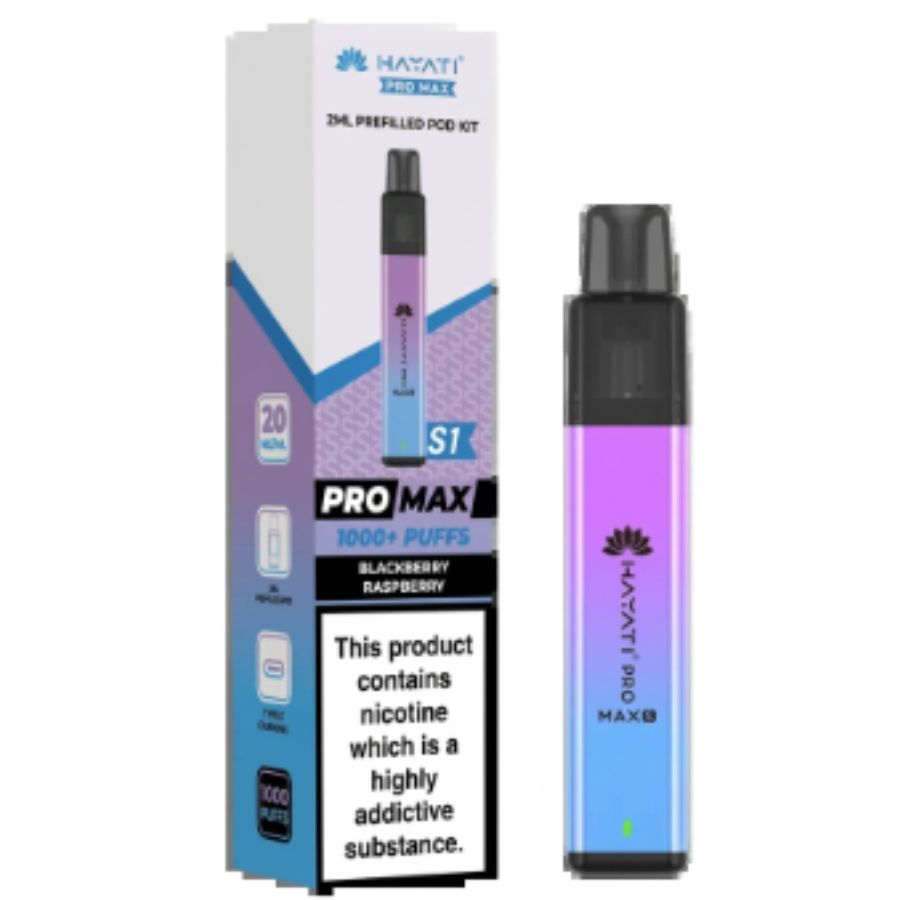 Strawberry Raspberry Blueberry Pro Max S1 Prefilled Pods by Hayati