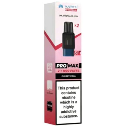 Cherry Cola Pro Max S1 Prefilled Pods by Hayati