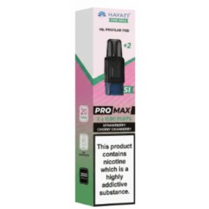 Strawberry Cherry Cranberry Pro Max S1 Prefilled Pods by Hayati