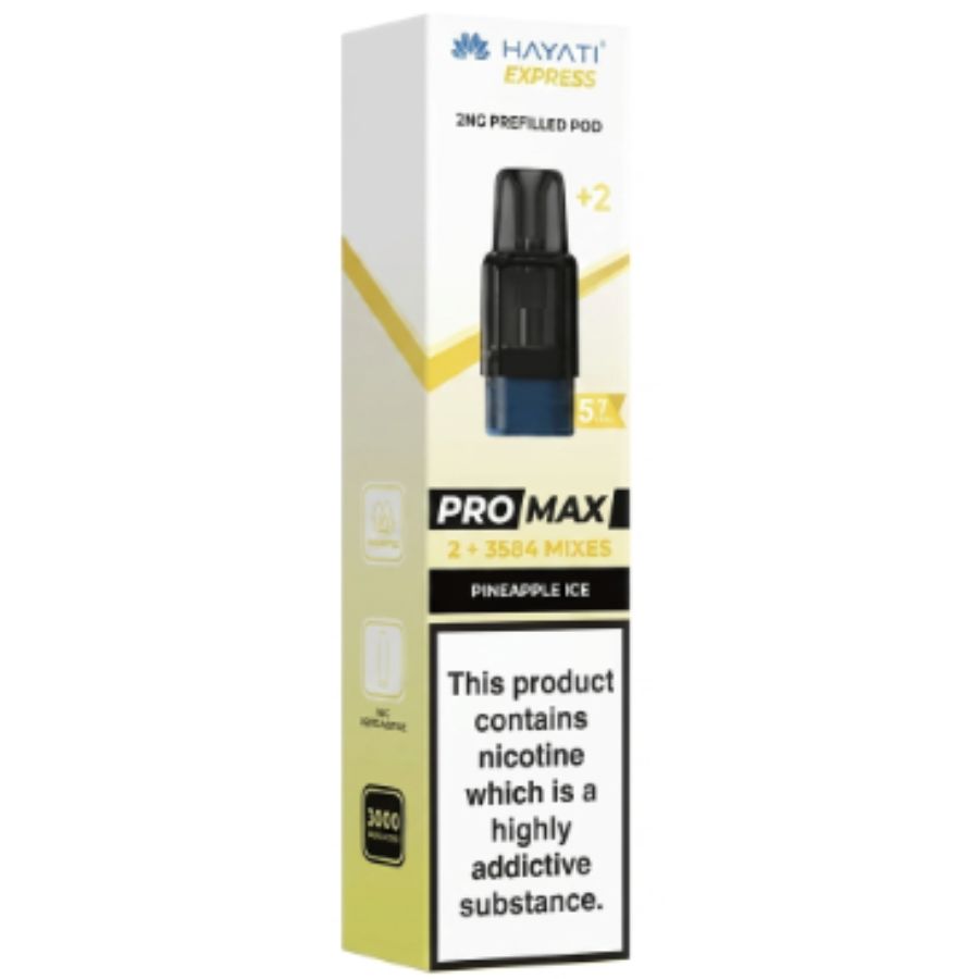 Pineapple Ice Pro Max S1 Prefilled Pods by Hayati