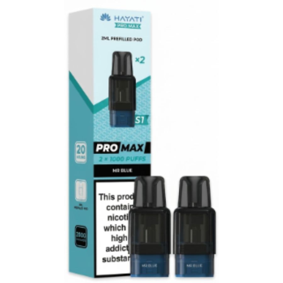 Mr Blue Pro Max S1 Prefilled Pods by Hayati