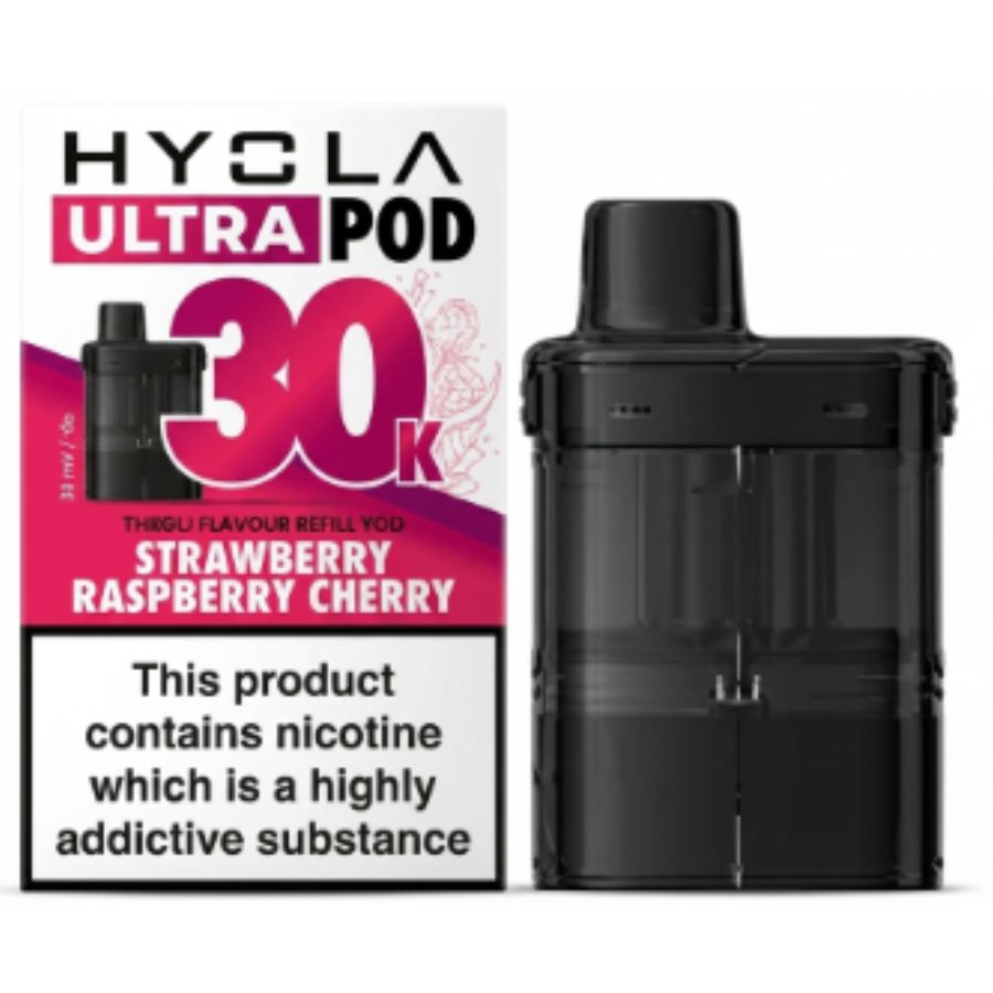 Strawberry Raspberry Cherry Edition Ultra 30K Refill Pack by Hyola