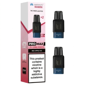 Red Apple Ice Pro Max S1 Prefilled Pods by Hayati