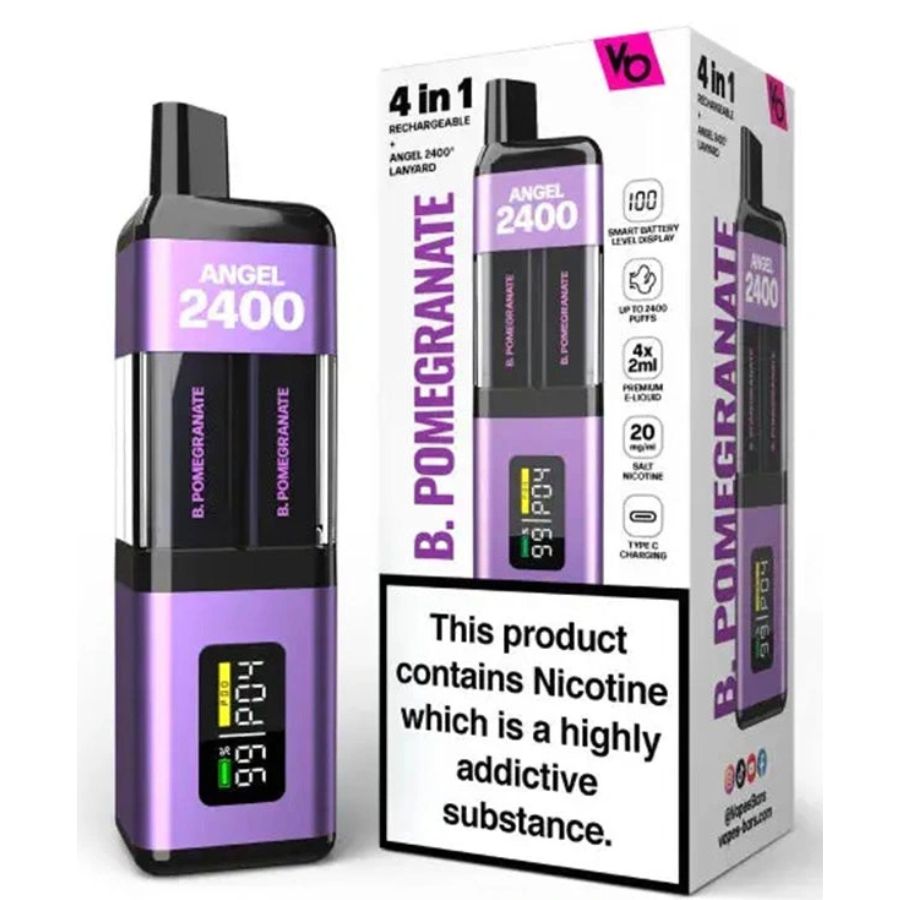 Vapes Bars Angel 2400 Puffs Prefilled Pod Vape Kit