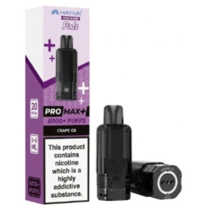 Grape GB Pro Max Plus 6000 Prefilled Pod & Refill by Hayati