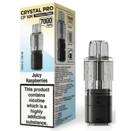 Juicy Raspberries CP 10K Prefilled Pod & Refill by Crystal Pro