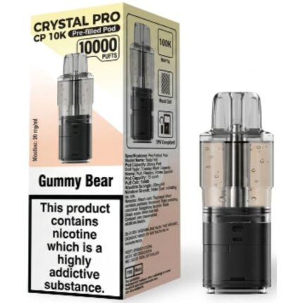 Gummy Bear CP 10K Prefilled Pod & Refill by Crystal Pro