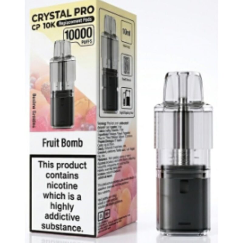 Fruit Bomb CP 10K Prefilled Pod & Refill by Crystal Pro