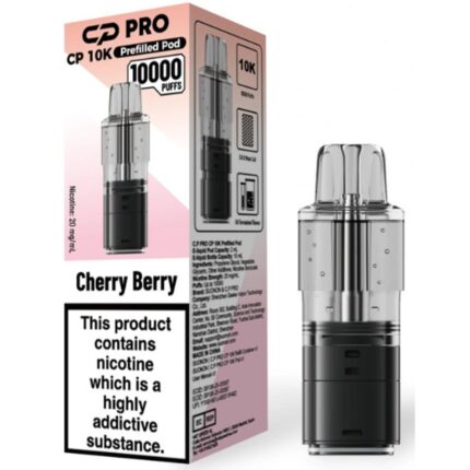 Cherry Berry CP 10K Prefilled Pod & Refill by Crystal Pro